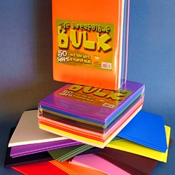 The Incredible Bulk Foam Pack - 9 x 12 inch - 50 Sheets - Assorted Colors