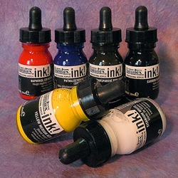 Liquitex Acrylic Ink! Essential Color Set (Six Colors)