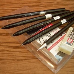 Sakura 6-Piece Pigma Sensei Manga Drawing Set