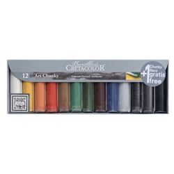 Creatacolor Art Chunky Charcoal Sticks 12-Color Set