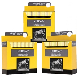 Nitram Fine Art Large Format Extra Soft Charcoal