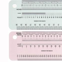 Schaedler Precision Rulers 12 Inch A B Set