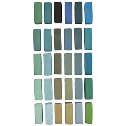 Terry Ludwig Pastels - Cool Greens Set of 30