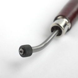 Roulette With Wood Handle - Medium-Coarse 65 Gauge Dot