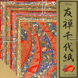 Yuzen Chiyogami LARGE Set of 40 Sheets (YW-111)