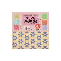 Print Chiyogami - Pack of 300 Sheets - 3” Square