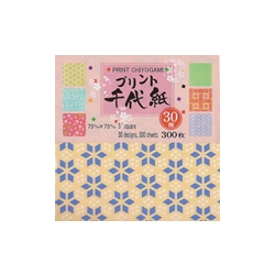 Print Chiyogami - Pack of 300 Sheets - 3” Square