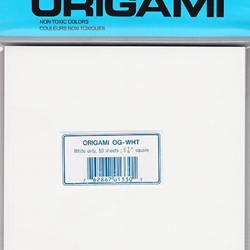 Origami Paper - 50 White Sheets