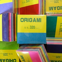 Origami Paper - 320 Solid Color Sheets 2" (5cm) Square