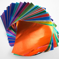 Foil Origami Multi Pack - Mini 100 Sheet Pack 7.5cm