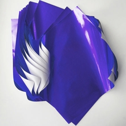Foil Origami Paper - Prussian Blue 12" Square