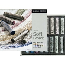Daler-Rowney Soft Pastels - Grey Selection Set of 16