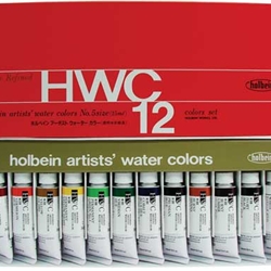 Holbein Artists’ Watercolor 12 Color 12ml Set