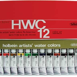 Holbein Artists’ Watercolor 12 Color 12ml Set Holbein Artists’ Watercolor 12 Color 12ml Set