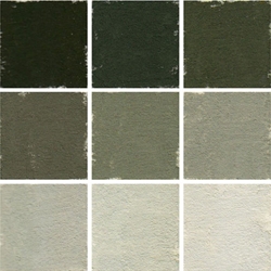 Roche Pastel Values Sets of 9 - Willow Green 6240 Series