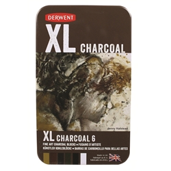 Derwent XL Charcoal 6 Tin