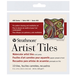 Strathmore Artist Tiles - Watercolor 4"x4" 10 Tiles