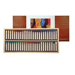 Sennelier Oil Pastel Wood Box Set of 50 Original Picasso Colors