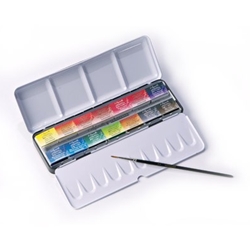 Sennelier Aquarelle Travel Set of 14 Half-Pans