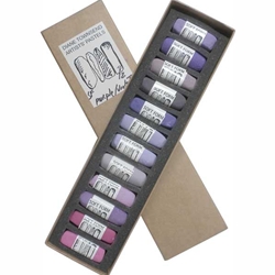 Diane Townsend Handmade Soft Pastel Sets- Purple/Violet Set of 12 Pastels