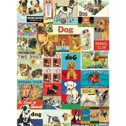 Cavallini Decorative Paper - Vintage Dogs 20"x28" Sheet