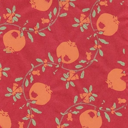 "NEW!" Pomegranate Prints on Mulberry