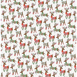 Dashing Reindeer Paper- 19x26 Inch Sheet