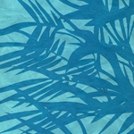 Bamboo Printed Lokta Paper- Blue 20x30" Sheet