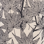 Skeletal Leaves Paper- Black Leaves on Natural Paper 20x30" Sheet