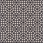 Mosaic Circles and Squares Paper- Black on Natural 20x30" Sheet
