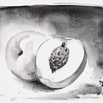 Schmincke Liquid Charcoal Peach Pit