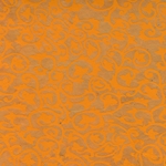 Nepalese Printed Paper- Flower Print Orange on Pumpkin 20x30" Sheet