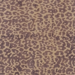 Nepalese Lokta Paper- Leopard Print Block Print in Brown on Tan 20x30" Sheet