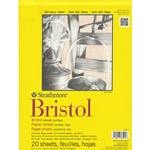 Strathmore 300 Series Bristol Pad Smooth Surface 9x12"