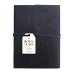 Cavallini Roma Lussa Leather Journals- Blue Cover 5x7"
