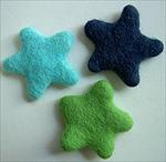 Felted Wool Stars by WooLaLa