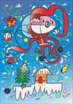 Jon Burgerman Holiday Card