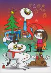 Jon Burgerman Holiday Card