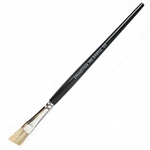 Enkaustikos Angled Hog Bristle Encaustic Brush