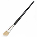 Enkaustikos Angled Hog Bristle Encaustic Brush