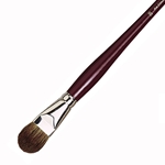 da Vinci Russian Fitch (Black Sable) Brushes - Filbert