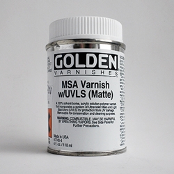 Golden MSA Matte Varnish with UVLS