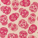 Sugar Skull Printed Paper from Nepal