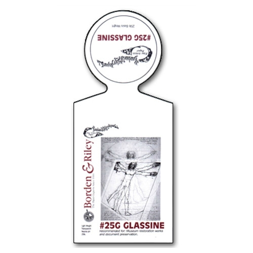Bordon & Riley #25G Glassine Paper Rolls