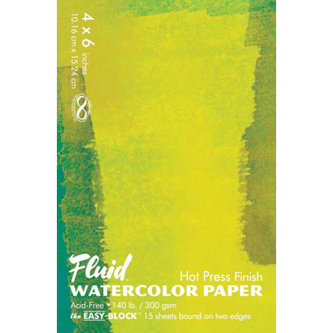 Fluid Watercolor Paper Blocks - Hot Press
