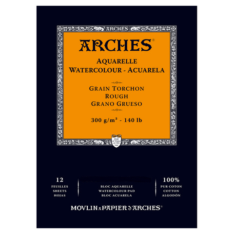 Arches 140lb Watercolor Pads - Rough Pressed