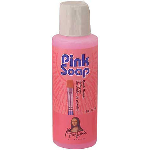 Mona Lisa Pink Soap Artist Brush Cleaner