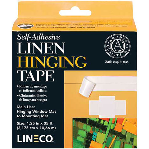 Lineco/University Products Self Adhesive Linen Hinging Tape