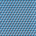 Tassotti Paper- Azure Blue Cubes 19.5x27.5 Inch Sheet