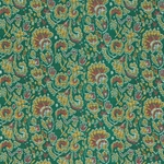 Chinese Brocade Paper- Peacock Feather Green 26x16.75" Sheet